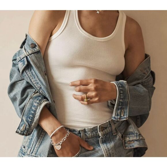 Return To Tiffany Heart Tag Chain Link Bracelet - 8” - Silver - Picture 15 of 15